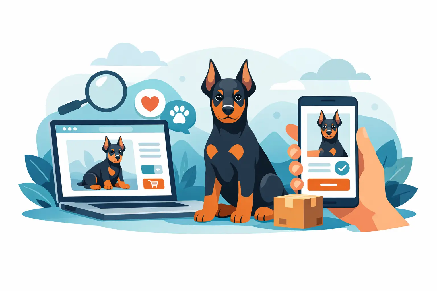 Buy Doberman Puppy Online With Confidence