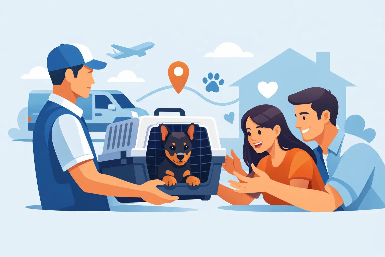 Doberman Puppy Delivery Service Explained