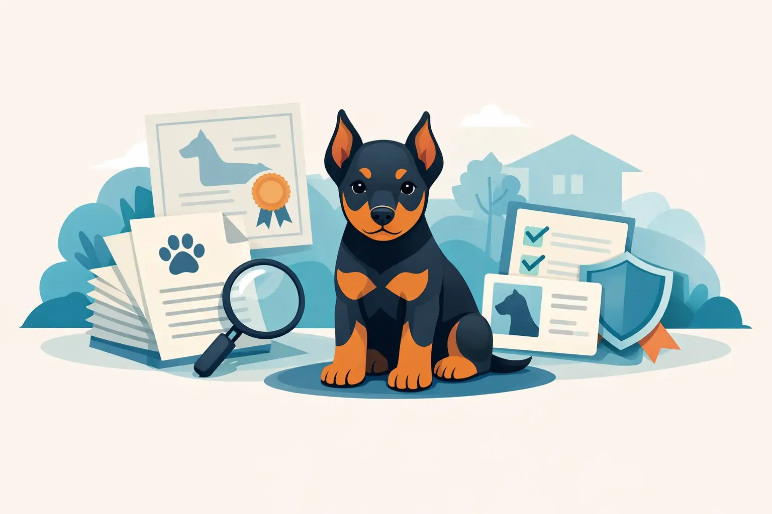 Doberman Puppy With Papers: What to Check